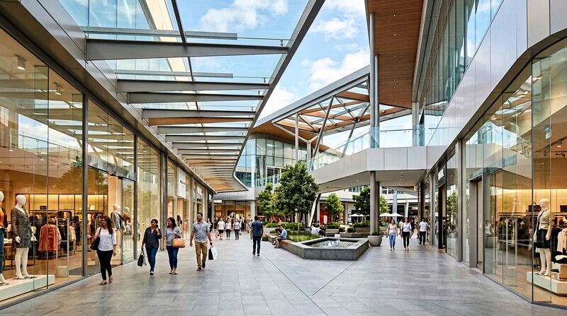 Retail and Shopping Centres, Highrise Glazing Brisbane